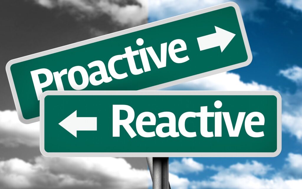 Proactive Vs Reactive