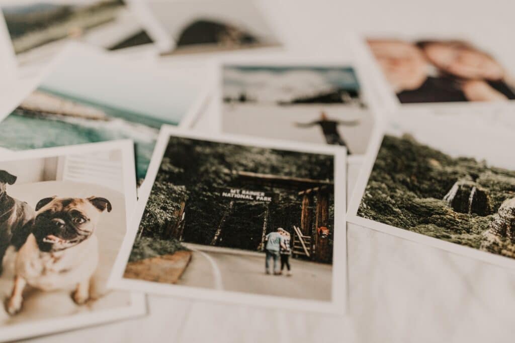 A Few Printed Images Indicating Memories